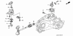 24474PK5000 - Transmission - Manual: BOOT, SHIFT LEVER for Honda Image