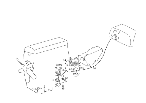 Ignition System and Cable Harness for Tachometer for 1988 Mercedes-Benz 300CE #0