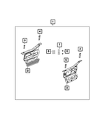 1PJ08DX9AA - Mopar Accessories - Component Parts: Trim Door Kit for Mopar Image