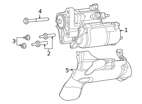 Starter for 2020 Dodge Challenger #0