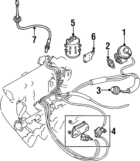 Powertrain Control for 1997 Mitsubishi Mirage #0