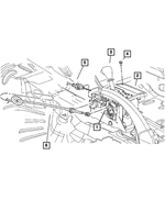 52124138AD - : Shifter Housing And Lever for Mopar Image