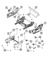 1JB26DX9AA - : Passenger Outboard Shield for Chrysler: Town &amp; Country | Dodge: Grand Caravan | Ram: C/V Image