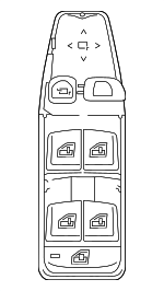 61315A5AAA3 - Body: Switch Assembly for BMW: 530e, 530e xDrive, 530i, 530i xDrive, 540d xDrive, 540i, 540i xDrive, 640i xDrive Gran Turismo, M5, M550i xDrive, X3, X4, X5, X6 Image