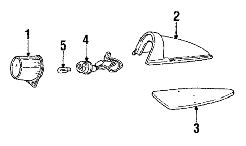 Clearance Lamps for 1990 Dodge W150 #0