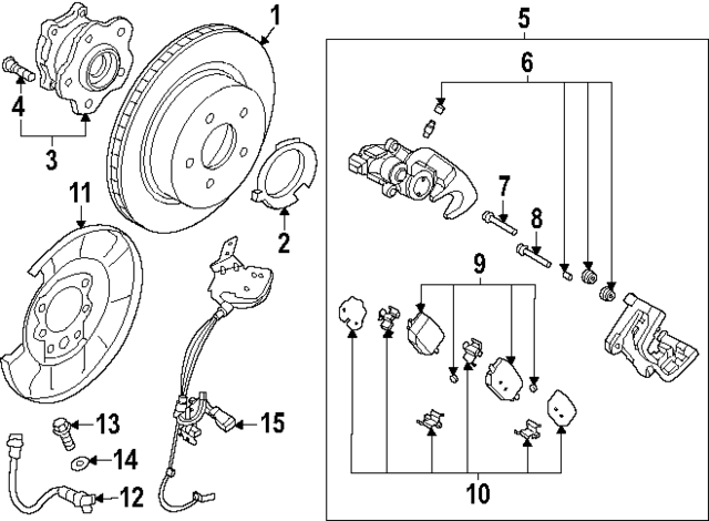 441406RA1C - : Disc Brake Caliper Pin for Nissan: Murano, Pathfinder, Rogue Image