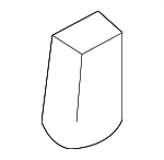 6940A119XB - Body: Adjust Knob for Mitsubishi: Outlander, Outlander PHEV, Outlander Sport Image