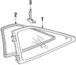73541SG7A00ZB - : Glass Seal for Honda Image