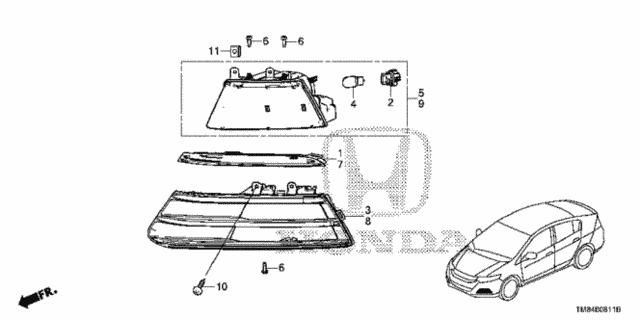 Turn Light (2) for 2014 Honda Insight #0