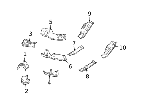 Heat Shields for 2012 Subaru Legacy #0