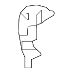 60843T5RA00ZZ - Body: Bumper Brace for Honda: Fit, HR-V Image