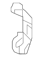 60946T5RA00ZZ - Body: End Plate for Honda: Fit, HR-V Image