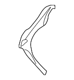 41218228244 - Body: Connector Plate for BMW: 323Ci, 323i, 325Ci, 325i, 325xi, 328Ci, 328i, 330Ci, 330i, 330xi, M3 Image