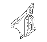 41138245120 - Body: Inner Pillar for BMW: 323Ci, 323i, 325Ci, 325i, 325xi, 328Ci, 328i, 330Ci, 330i, 330xi, M3 Image