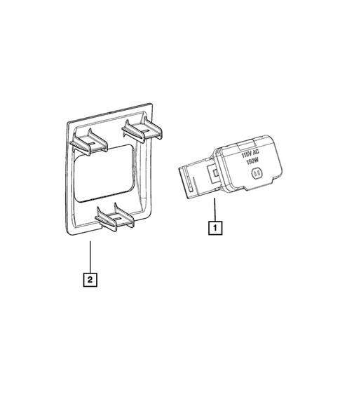 Power Distribution Center, Fuse Block, Junction Block, Relays and Fuses for 2012 Ram 1500 #1