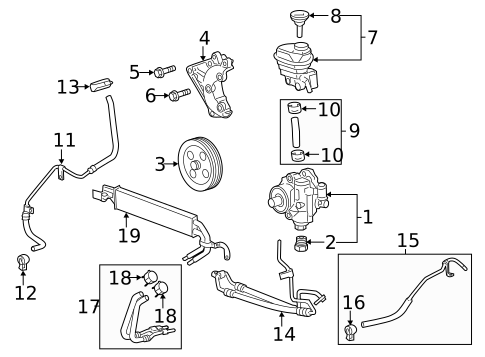 Pump & Hoses for 2014 Cadillac ELR #0