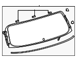 6810560391 - Body: Lift Gate Glass for Lexus: LX600, LX700h Image