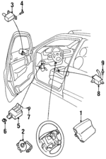 114100321 - Electrical: Diagnostic Unit Bolt for Nissan Image