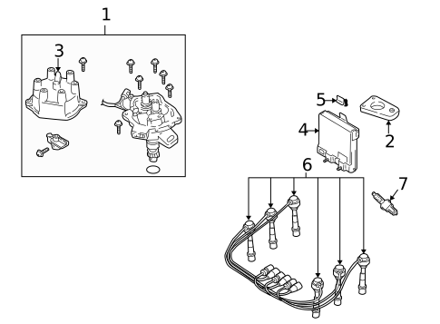 Ignition System for 2000 INFINITI QX4 #0