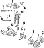 14075338 - Suspension: Control Arm for Buick: Regal | Chevrolet: El Camino, Monte Carlo | GMC: Caballero | Oldsmobile: Cutlass Calais, Cutlass Cruiser, Cutlass Salon, Cutlass Supreme | Pontiac: Bonneville, Grand Prix Image