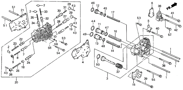 AT Secondary Body (2) for 1988 Acura Integra #0