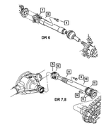 V8004848AC - Propeller Shafts and U-Joints: U-joint Kit for Mopar Image