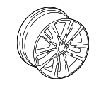 4M0601025CH - Suspension: Wheel, Alloy for Audi: Q7, SQ7 Image