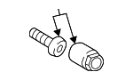 8R0698139801 - Suspension: Wheel Bolt for Audi Image