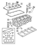 5096216AA - Engine 2.0L Four Cylinder: Engine Upper Gasket Package for Mopar Image