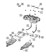 68352636AA - Fuel and Accelerator Pedal: Fuel Tank Pad for Jeep: Compass Image
