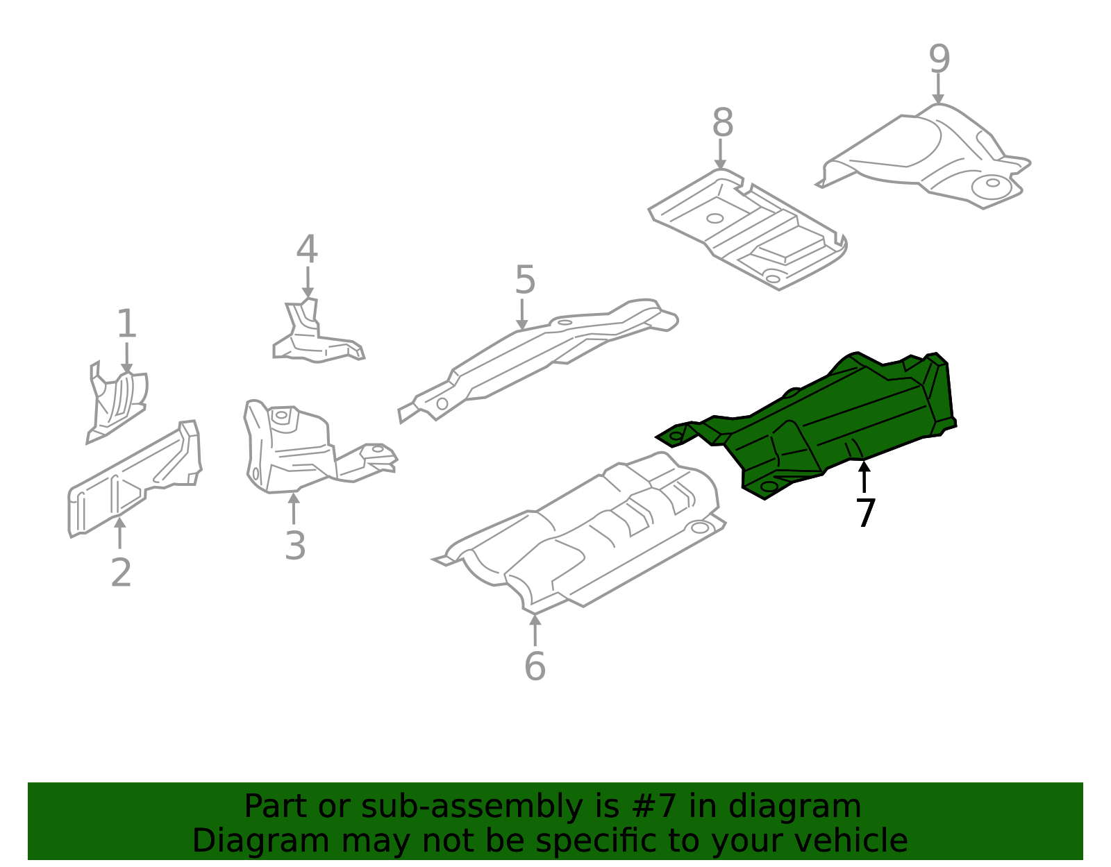 51-48-7-137-457 - High-Quality Heat Shield for 2013-2015 BMW X1 ...