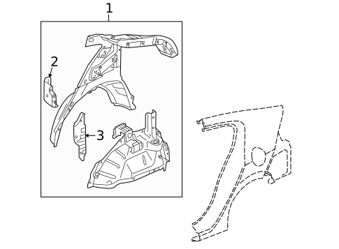 Inner Structure for 2010 Honda Insight #0