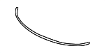 10132029 - Body: Windshield Seal Strip for Buick: Skylark | Chevrolet: Beretta, Camaro, Corsica | Oldsmobile: Achieva | Pontiac: Firebird, Grand Am Image