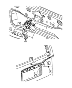 68057729AA - Electrical: Liftgate Wiper Arm for Mopar Image