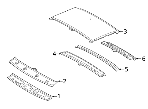 Roof & Components for 2019 Hyundai Veloster #1