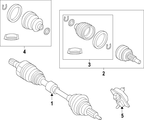 Front Axle for 2019 Jaguar I-Pace #0