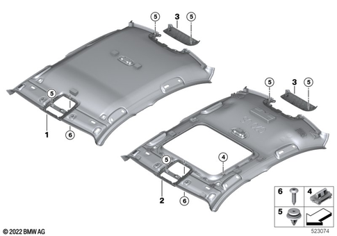 Interior Equipment, Upper for 2019 BMW M340i #5