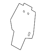 883991E000 - Body: Rear Cover for Hyundai: Accent Image