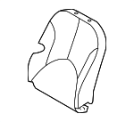 883701E030MFZ - Body: Seat Back Cover for Hyundai: Accent Image