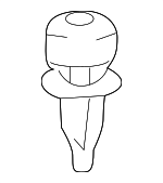 533840R010 - Body: Grille Assembly Cushion for Toyota Image