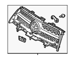 531010R010 - Body: Grille Assembly for Toyota Image