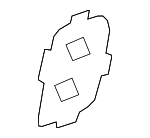 2229057507 - Body: Lock Switch for Mercedes-Benz Image