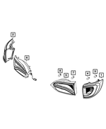 68228952AE - Electrical: Tail Lamp, Right for Mopar Image image