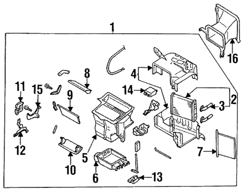 Heater for 1997 Nissan 240SX #0