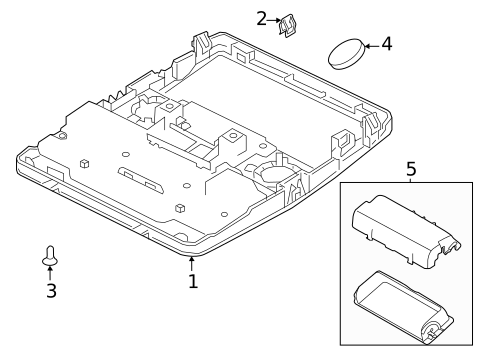 Overhead Console for 2021 Jaguar XF #0