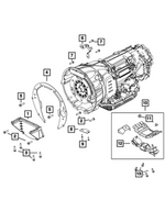 68643813AA - Transmission: Transmission Mount Isolator for Mopar Image