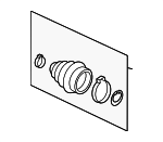 7L0498203 - Suspension: Outer Boot for Volkswagen Image