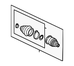 5C0498099E - Suspension: Outer Joint Assembly for Volkswagen Image
