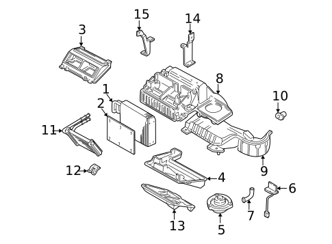 Motors, Core, Case & Related Components for 1997 Pontiac Trans Sport #1