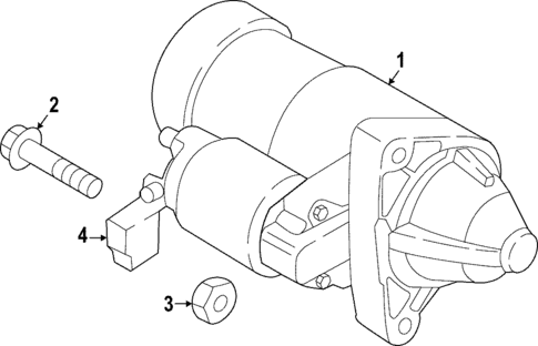 Starter for 2025 Mazda CX-50 #1